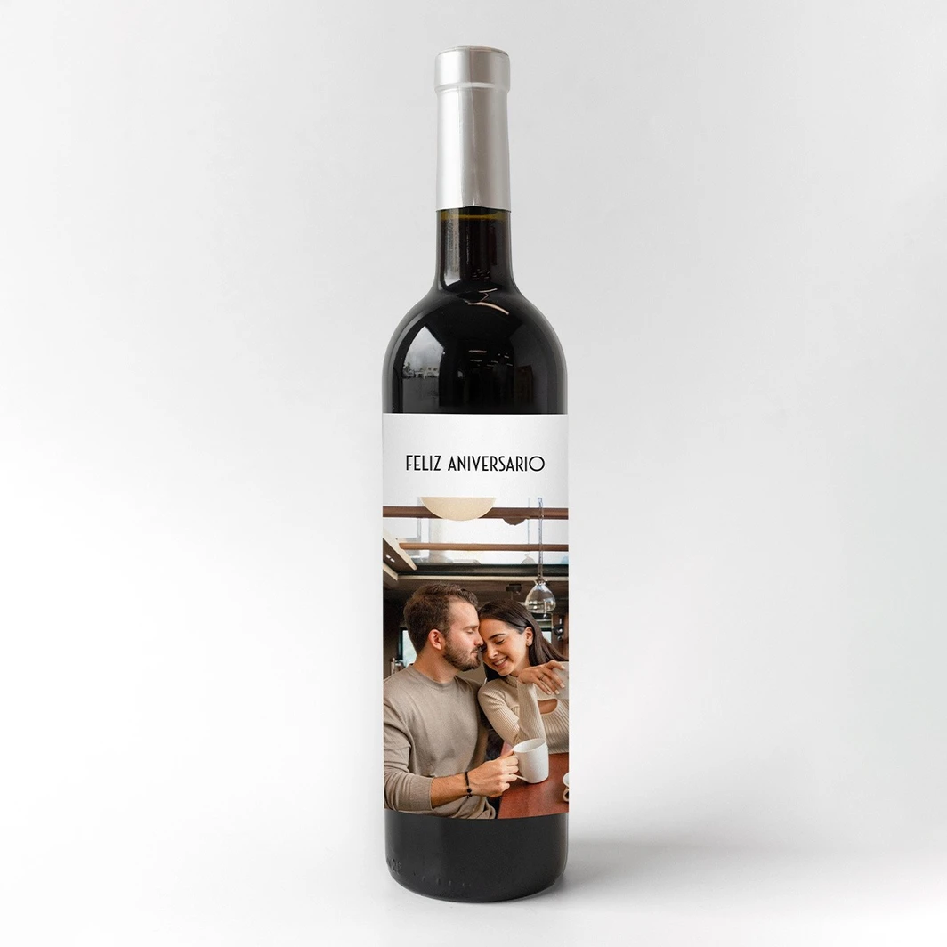 3V wine with photo 23254-P