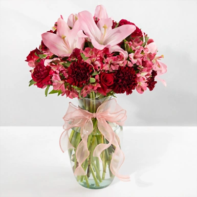 Roses and Lilies Arrangement 23397
