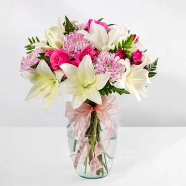 Arreglo de Lilys Blancas y Roxanas 23561