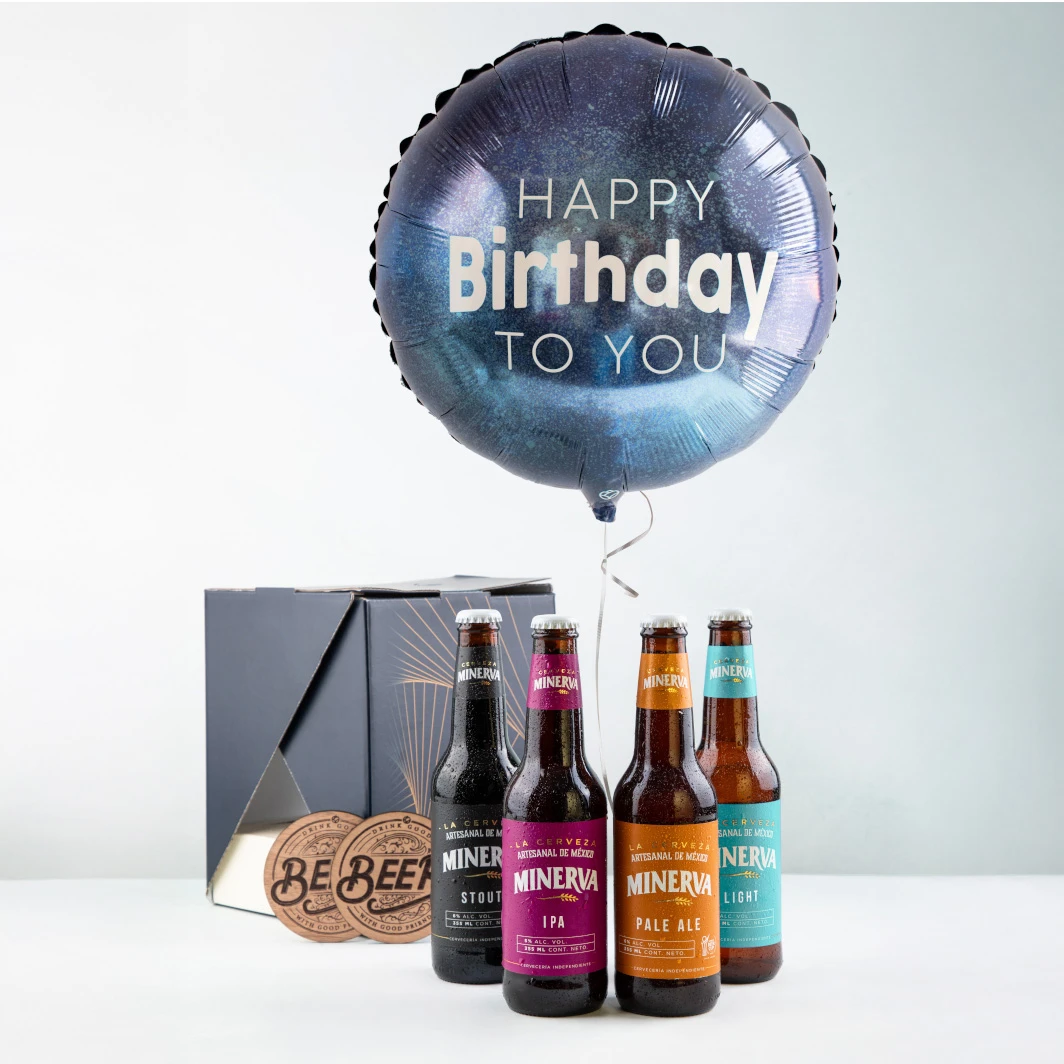 4 Pack Minerva Beer Birthday 23631