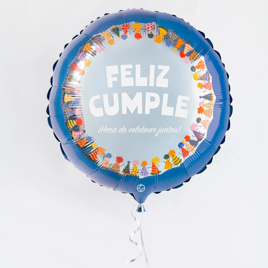 Globo  "Feliz Cumple!" Gorritos  23707