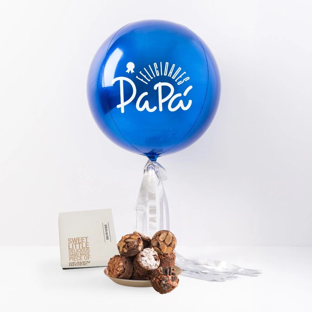 Brownies Brownerie con Globo "Papá Eres Increible" 24161
