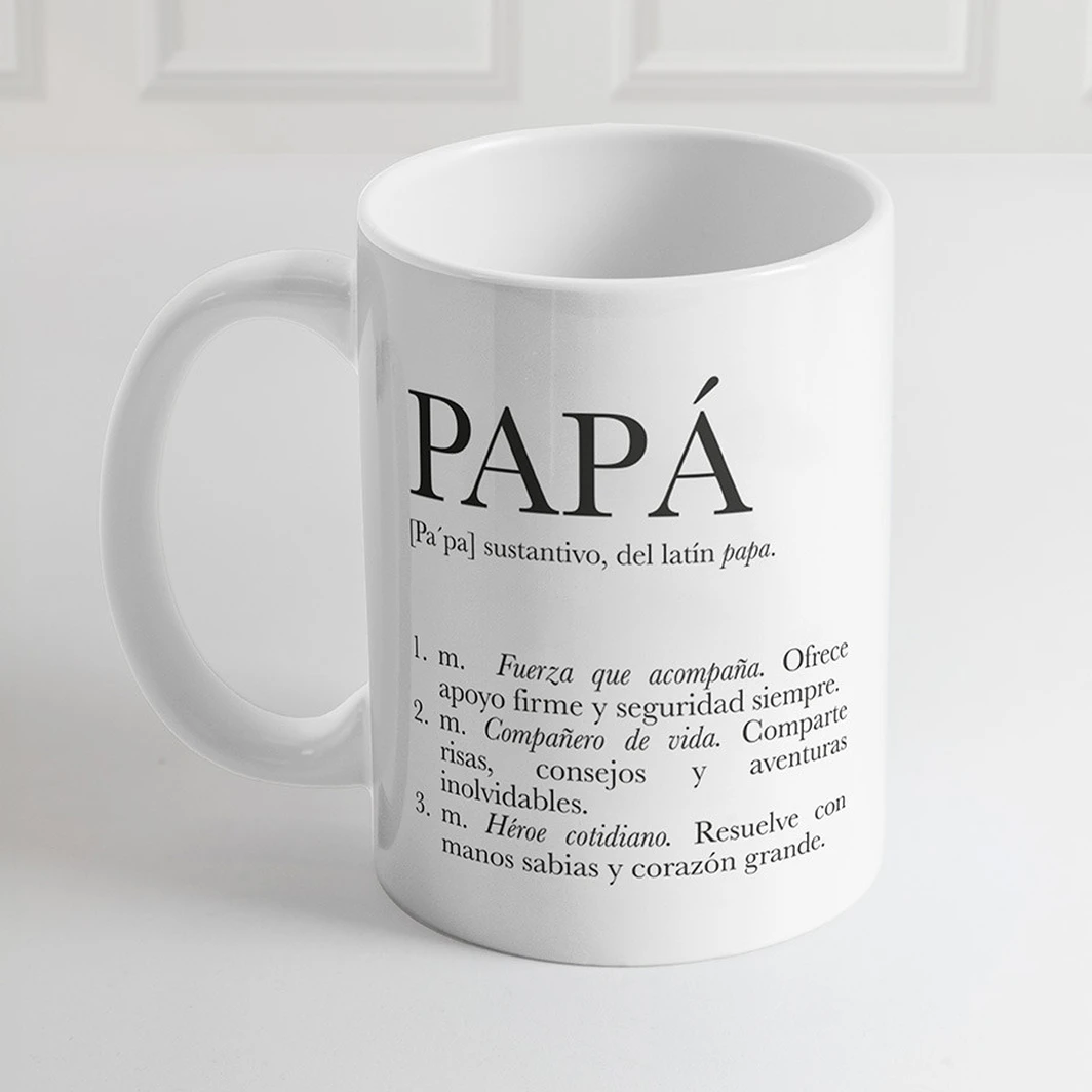 Personaliza Taza "Definición de Papá" 15oz 24234-P