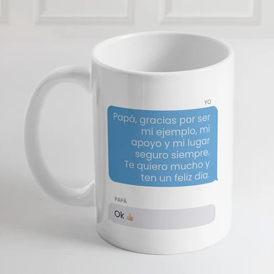 Personalized Mug "Chat with Dad" 15oz 24235-P