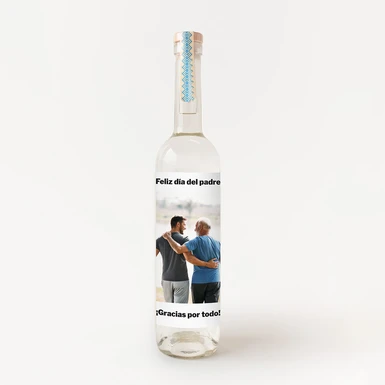 Personaliza Mezcal 400 conejos con foto "Día del Padre" 24295-P
