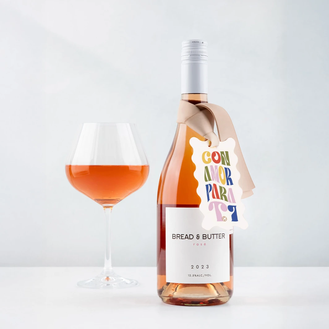 Vino con Distintivo Con Amor para Ti 24310