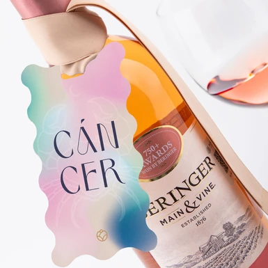 Vino con Distintivo Cancer 24344