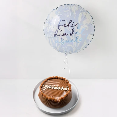 Pastel La Casita con Globo Abuelos 24456