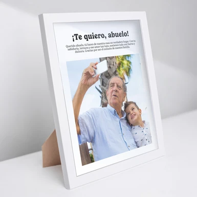 Marco Personalizado Te Quiero Abuelo 24472-P