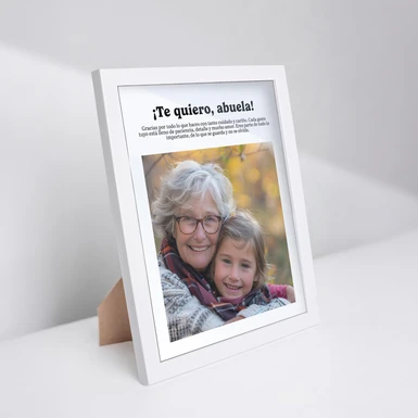 Marco Personalizado Te Quiero Abuela 24473-P
