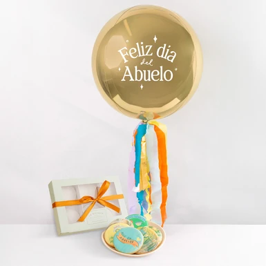Galletas Personalizadas con Globo Esfera Abuelos 24507