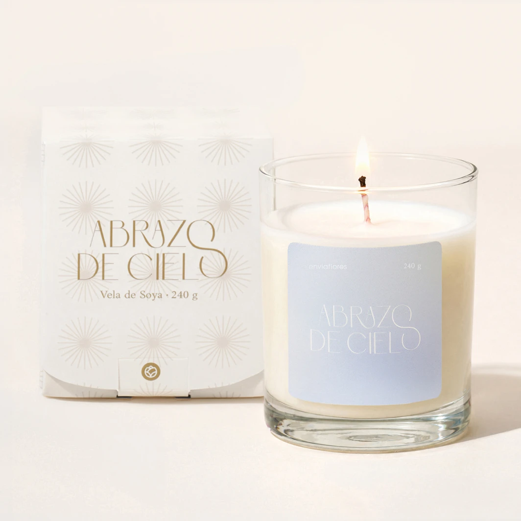 Vela Abrazo de Cielo 240 gr 24573