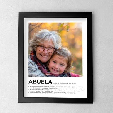 Marco Personalizado Abuela 24611-P