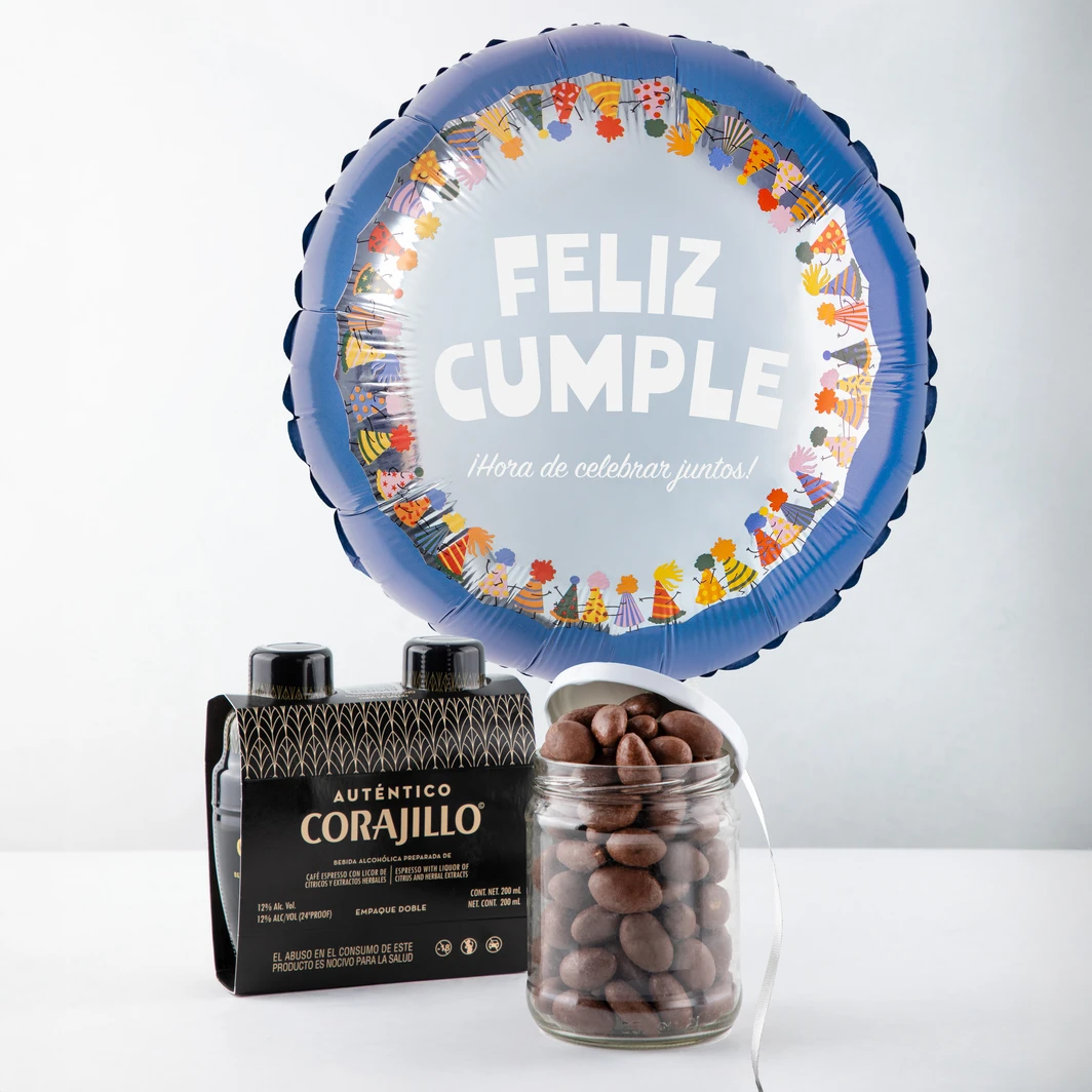 Auténtico Corajillo con Botana y Globo 24636