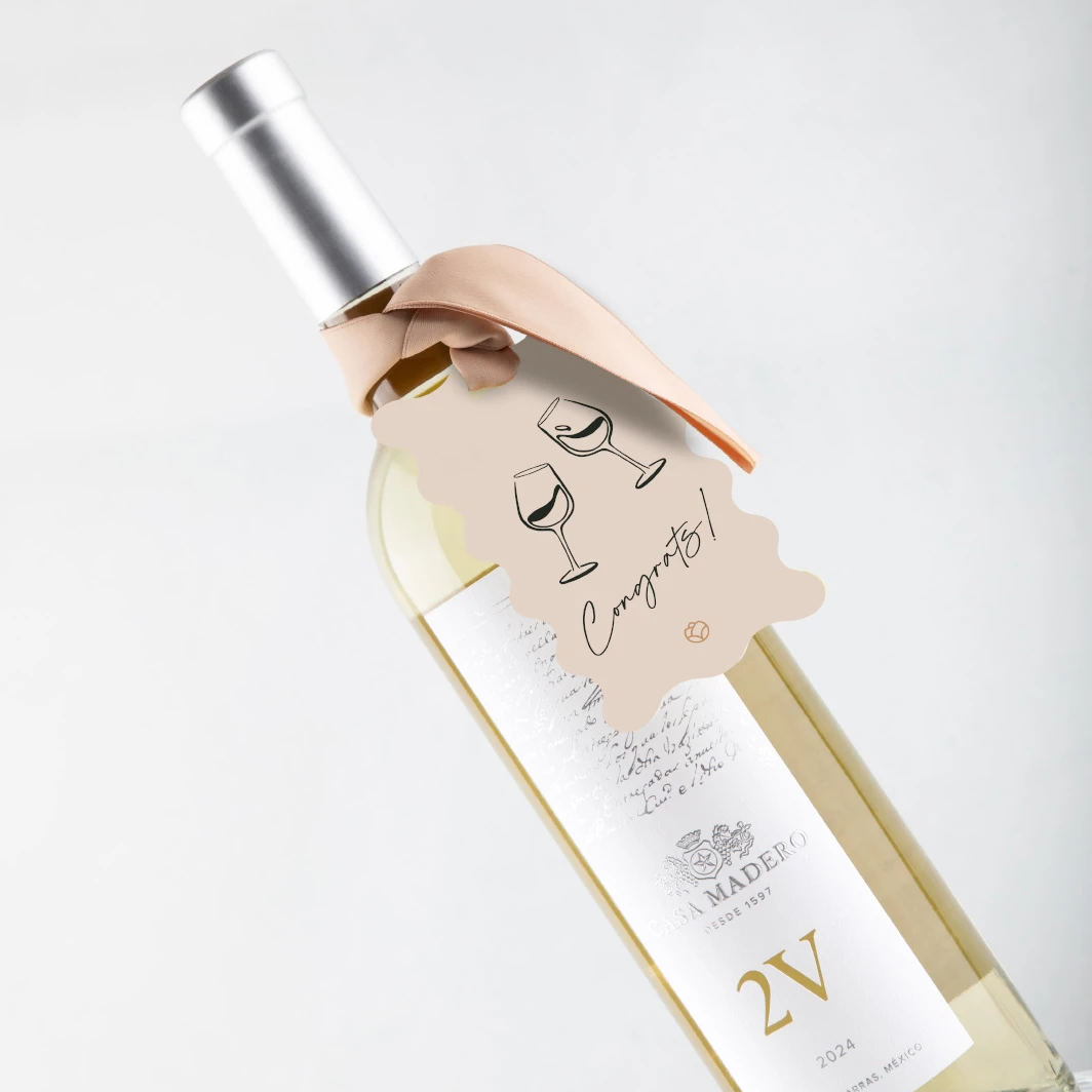 Vino con Distintivo Congrats 24640
