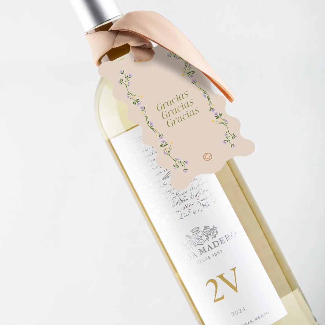 Vino con Distintivo Gracias Gracias 24643