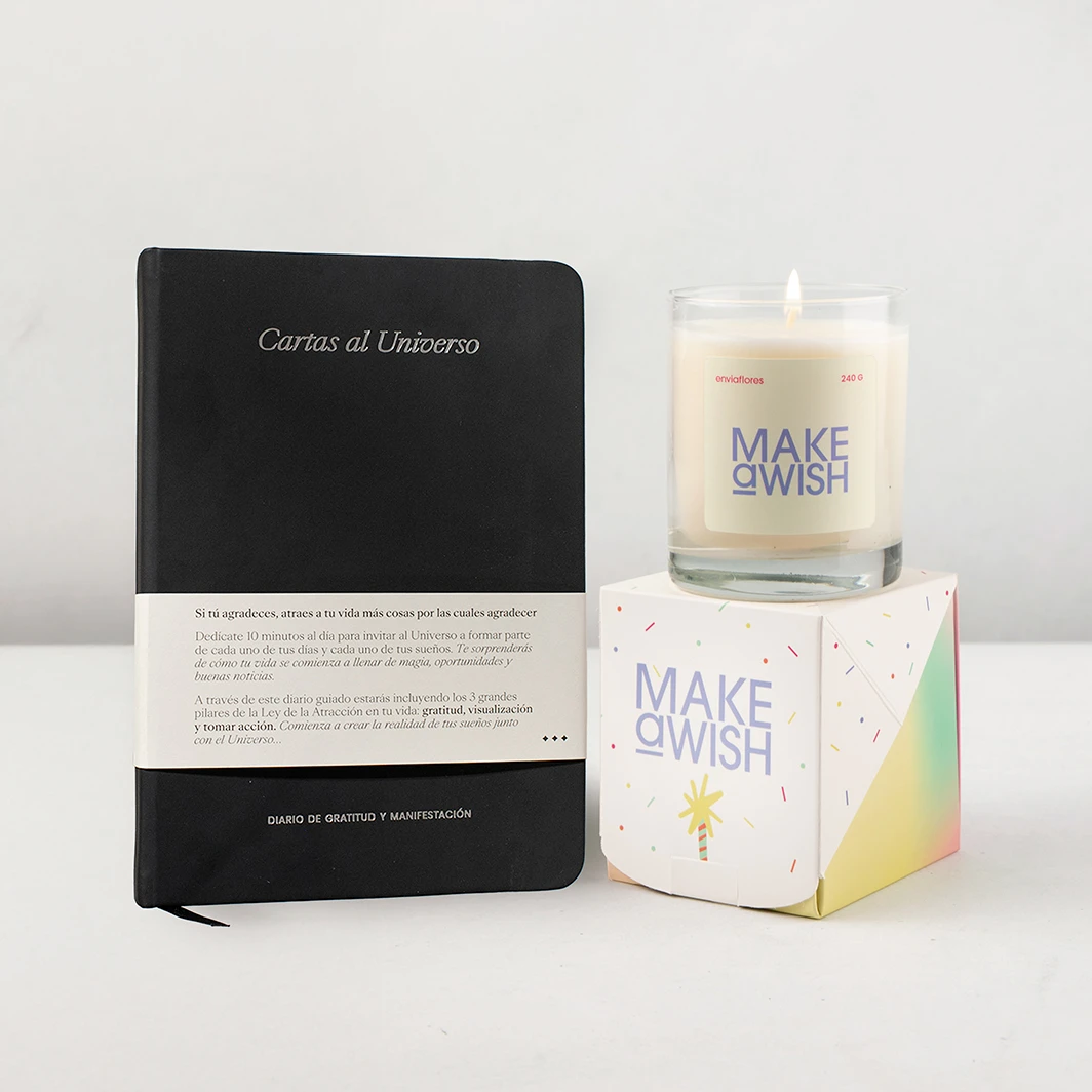 Vela Birthday con Diario Gratitud 24656