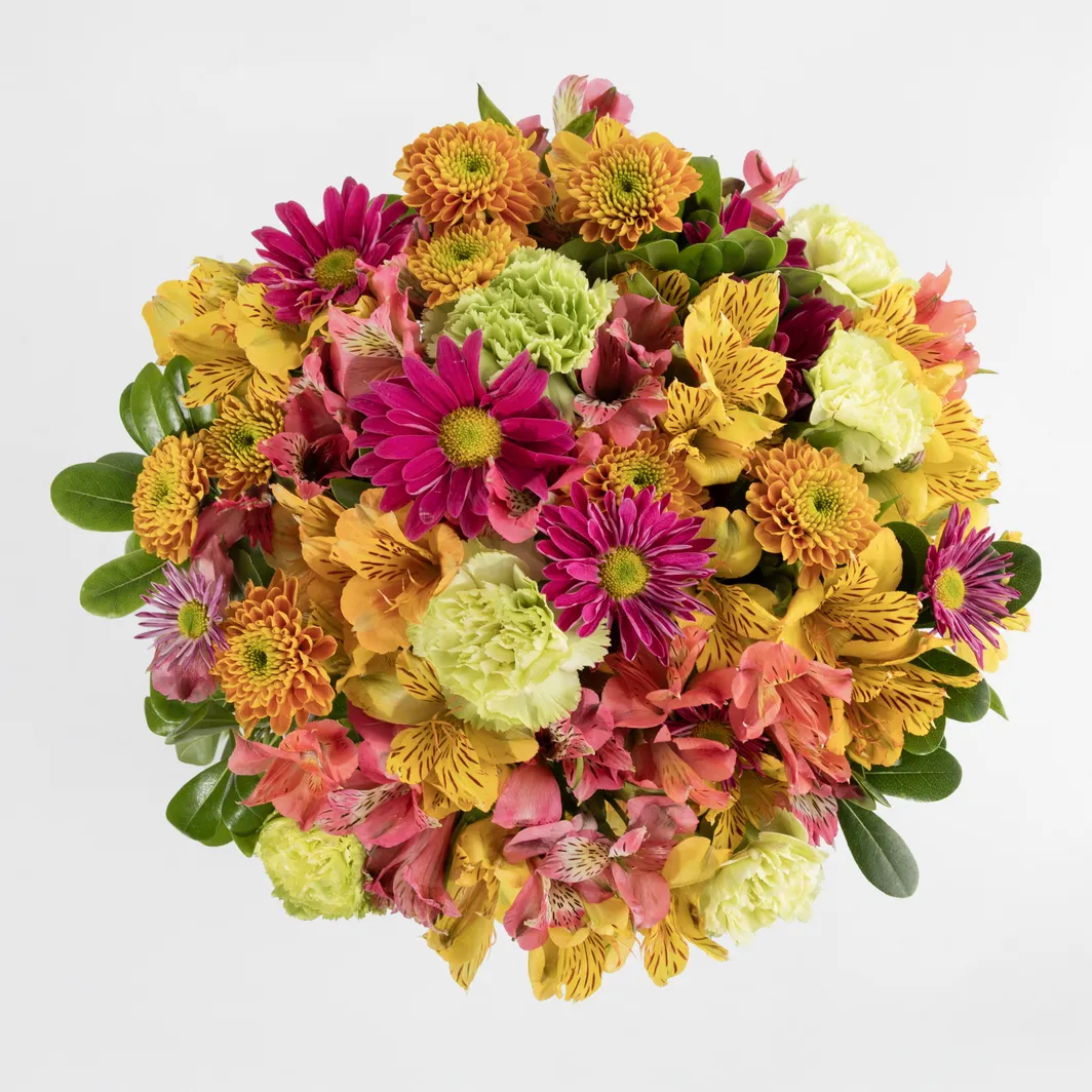 Surprise Bouquet with Daisies and Carnations 24693