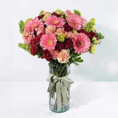 Arreglo de Rosas Rojas y Gerberas 24716