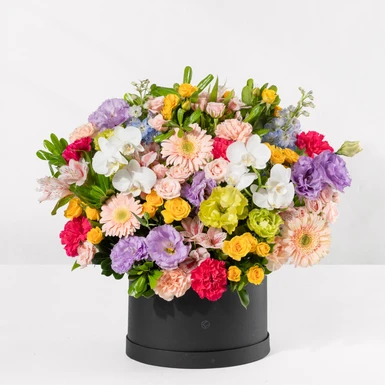 Arreglo de Gerberas Durazno y Lisianthus 24728