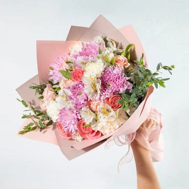 Ensueño Ramo de Roxanas y Rosa Rosa 24747