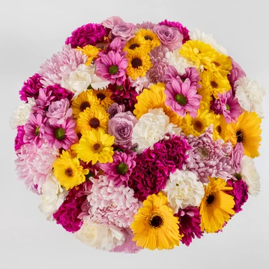 Ramo de Margaritas y Gerberas Amarillas 24791
