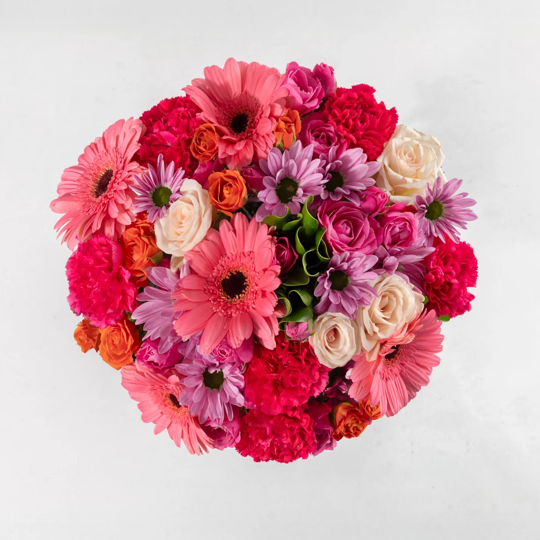 Bouquet of Pink Gerberas and Daisies 24795