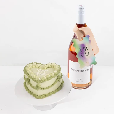 Pastel Virgo con Vino Bread & Butter 24806