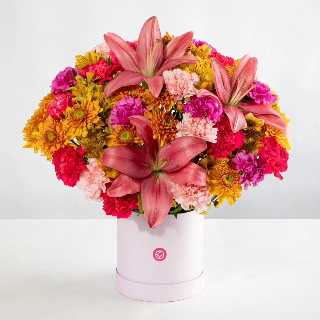 Arreglo de Lilys y Claveles 24889