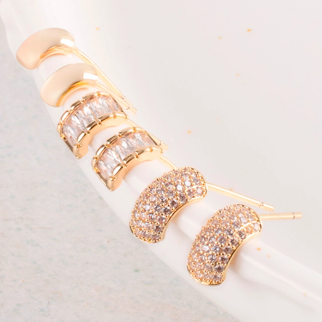 Chispas de Cristal Set de Aretes Malandra 24899