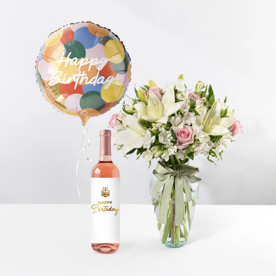 Birthday Kit with Personalized Wine 24926