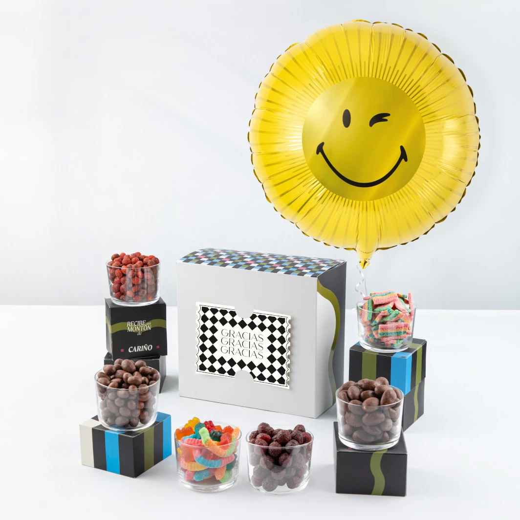 Regalo de Agradecimiento: Botanas y Globo 24942