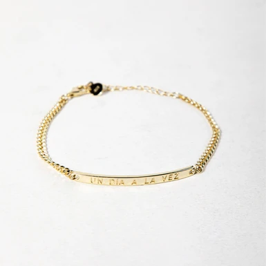 Pulsera "Un día a la vez" Rosagitana 24965