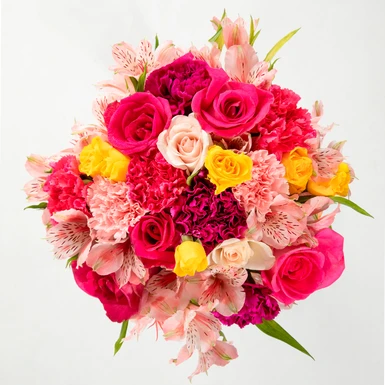 Ramo de Claveles y Rosas 25122