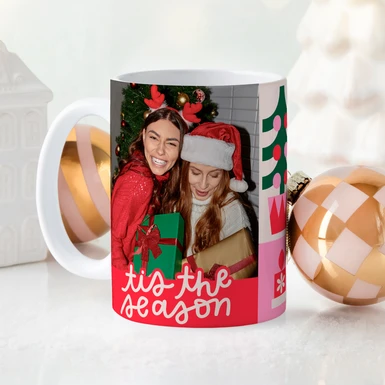 Personaliza Taza Diseño "Navidad Retro" 25164-P