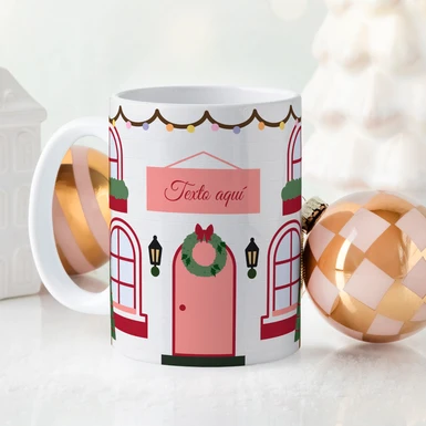 Personaliza Taza Diseño "Holiday Home" 15oz 25166-P