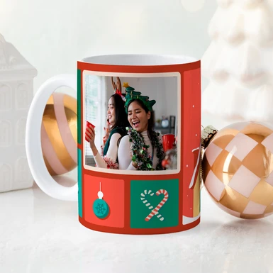 Personaliza Taza Diseño "Christmas Collage" 15oz 25168-P