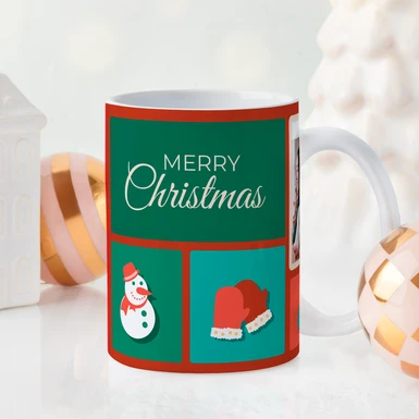 Personaliza Taza Diseño "Christmas Collage" 15oz 25168-P