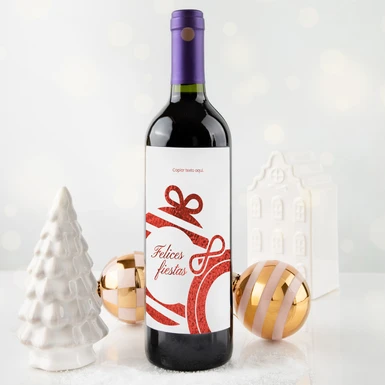 Personaliza Vino Concha y Toro con etiqueta "Felices Fiestas"  25322