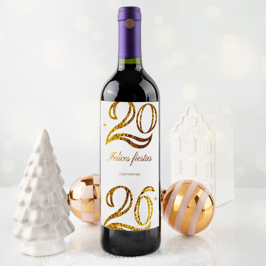 Customize Concha y Toro wine with a “2025” label 25337-P