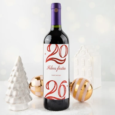 Personaliza Vino Concha y Toro con etiqueta "2026"  25340
