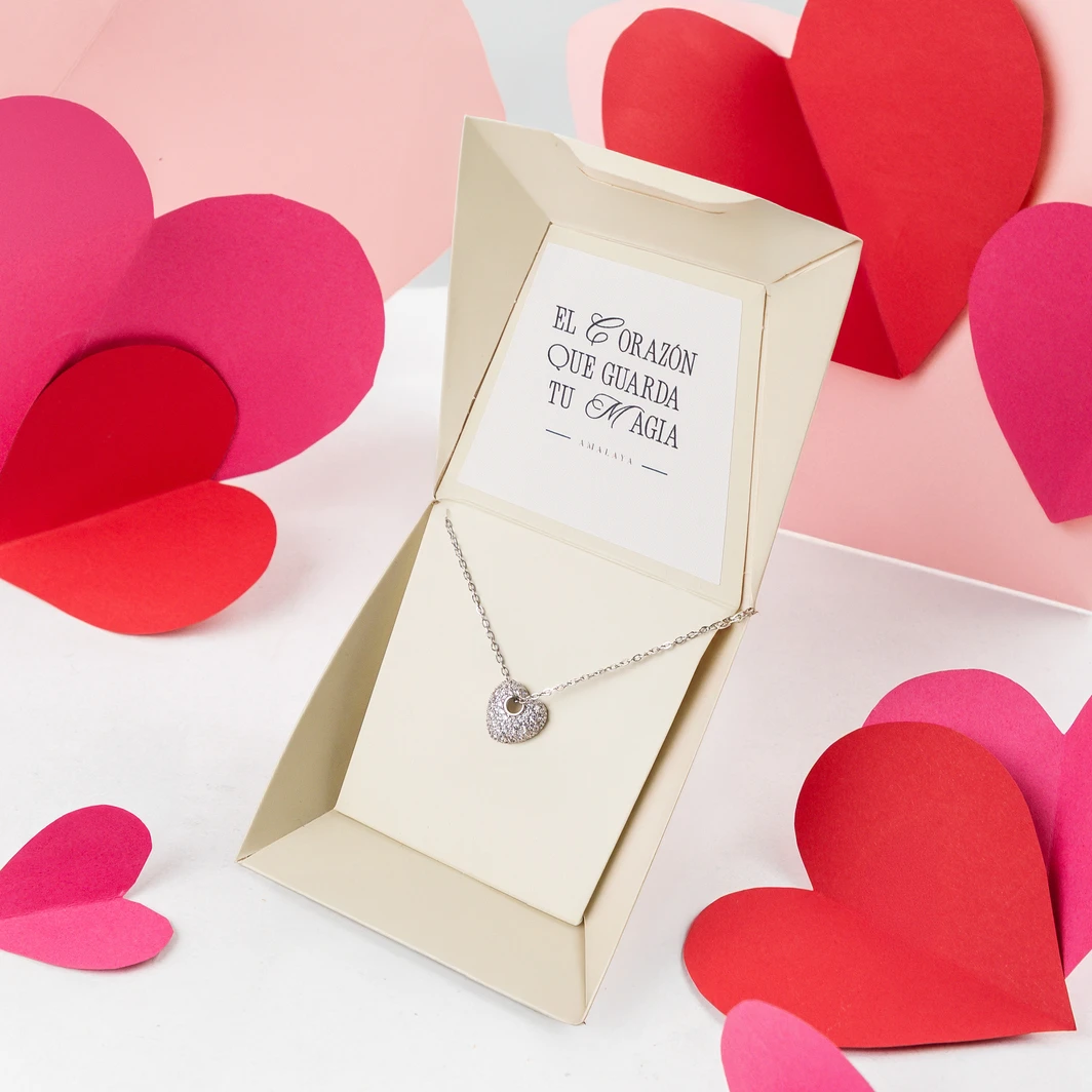 Collar Diamond Heart Amalaya 25404