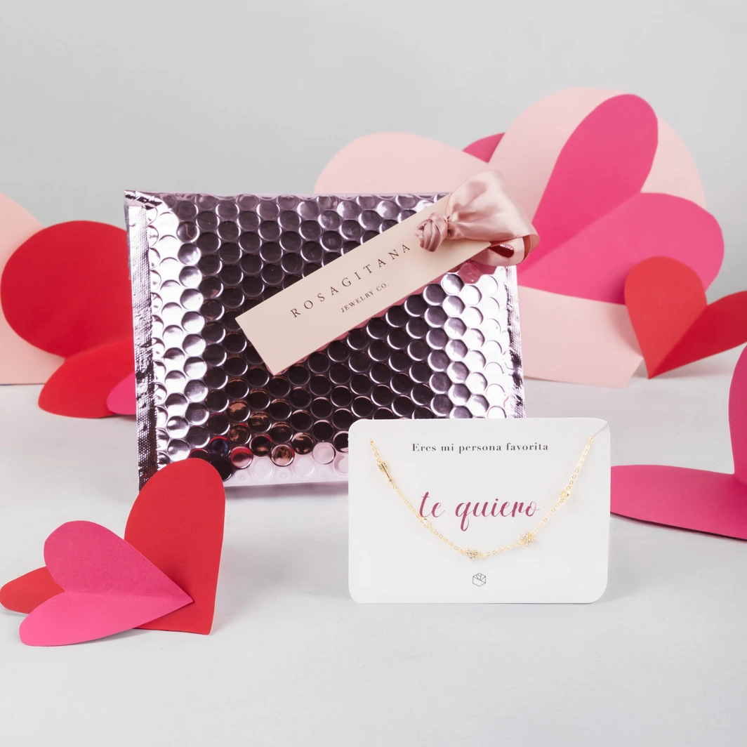 Pulsera Corazón con Clip Rosagitana 25406