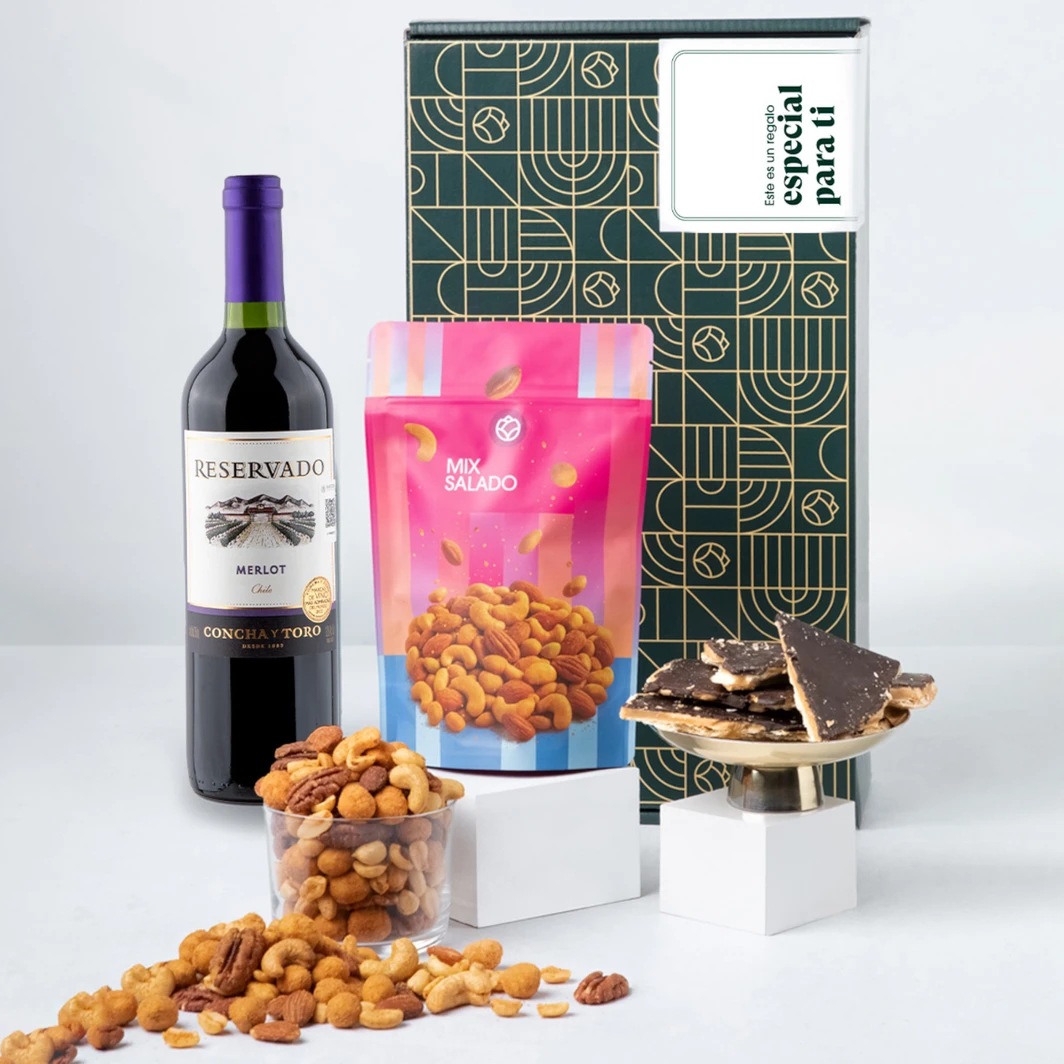 Merlot Wine with Divinata Toffee and Mix EF "Regalo Especial" 25423
