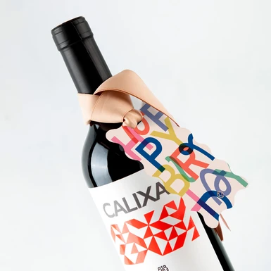 Vino Tinto Calixa con Distintivo Happy Birthday 25438