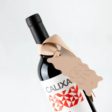 Vino Tinto Calixa con Distintivo gracias 25443