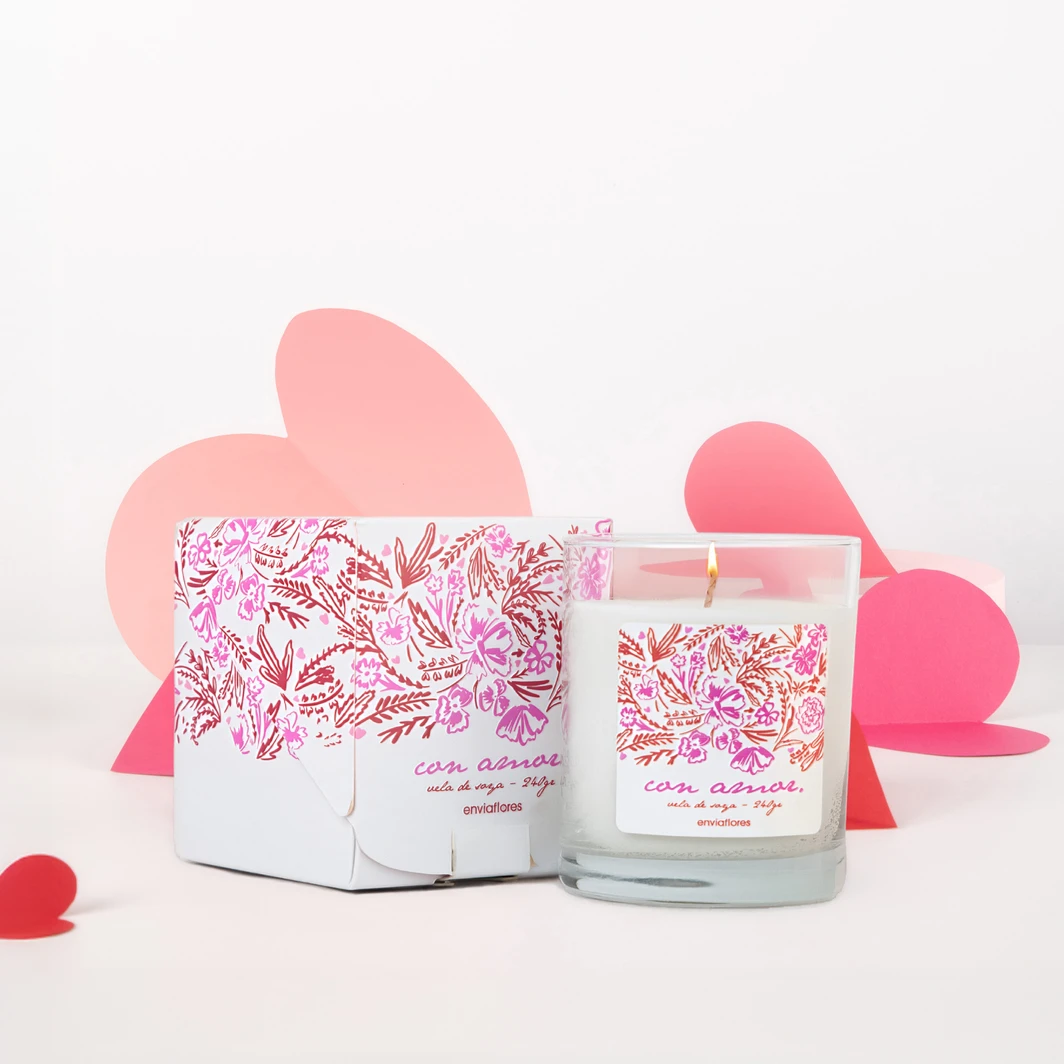 Vela "Con Amor" 240gr 25544