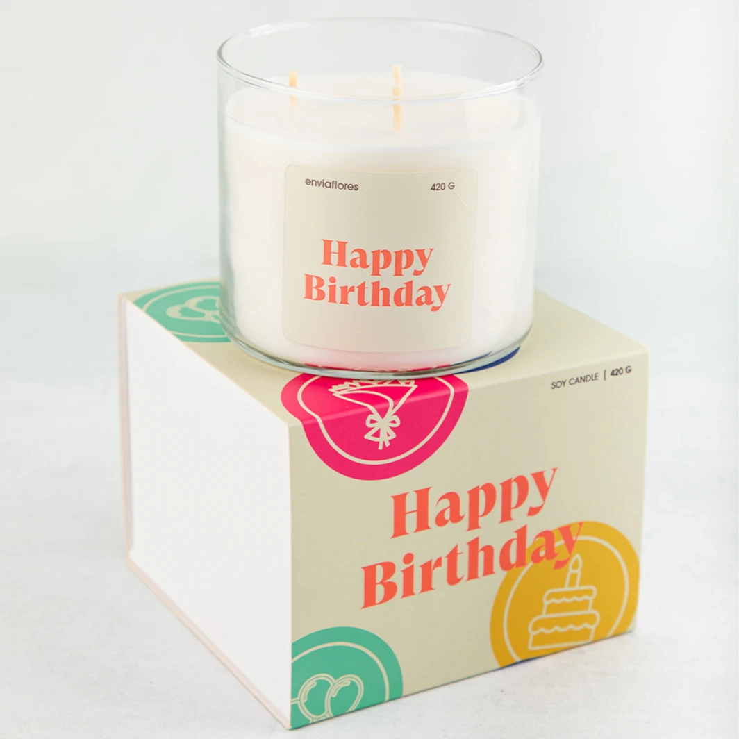 Candle Happy Birthday 420 ml 25602