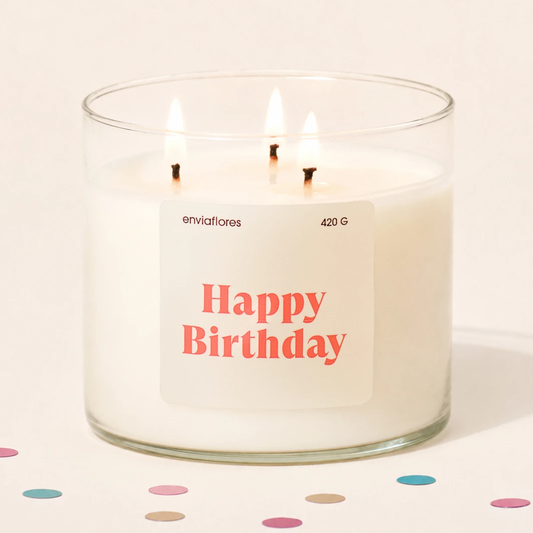 Vela Happy Birthday 420 gr 25602
