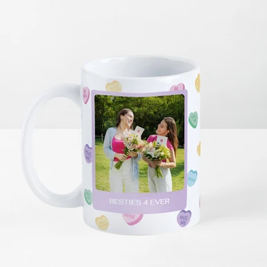 Personalize  Mug "Besties 4EVER" 15oz 25707-P
